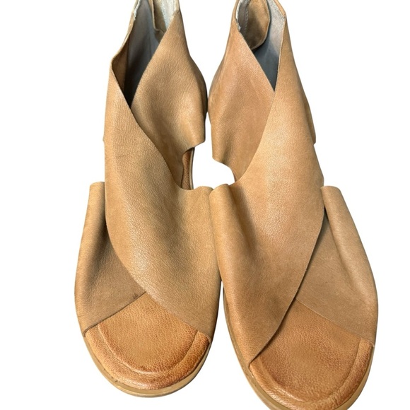 ROAN | Tan Leather Women's Betty Sandals | Sz 9 - Picture 1 of 9